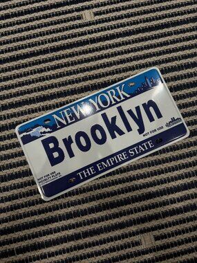 New York "Brooklyn" The Empire State‎ Novelty License Plate